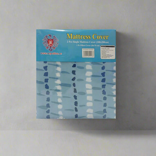 Premium 2-Piece Single Mattress Cover Set (100x200cm) with Pillow Cover (46x70cm)
