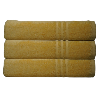 Luxury Can Border Towel Set - Set of Pack | Premium Soft & Absorbent Bath Towels